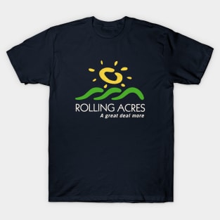 2000's Rolling Acres Mall Logo - White Text T-Shirt